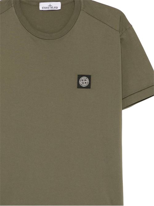 T-shirt con applicazione Compass STONE ISLAND | 152100039S0013V0054